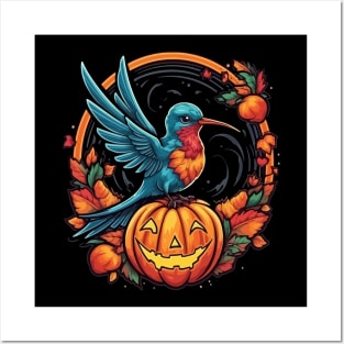 Hummingbird Halloween Posters and Art